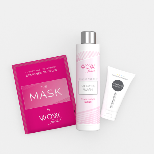 Spring Bundle A with Lactic Wash 200ml, Synergy 6 50ml and a WOW mask