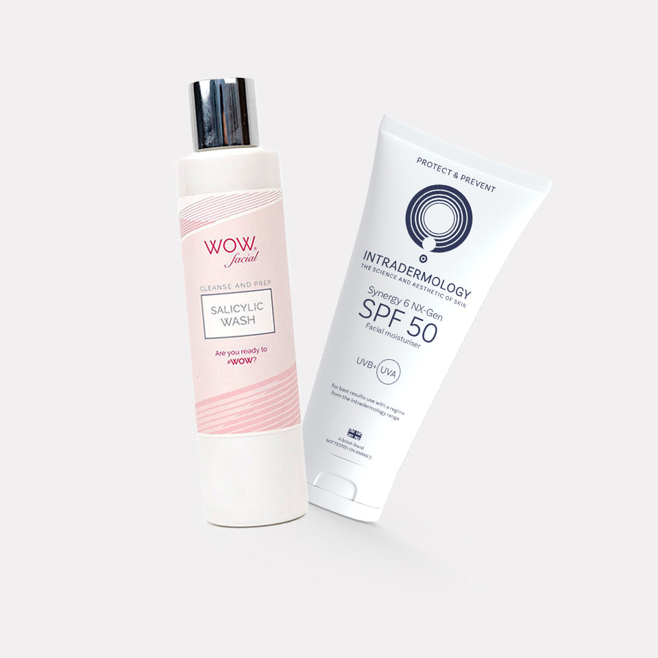 NEW YEAR NEW SKIN Bundle D2 for Oily/Acne Prone Skin with Salicylic Wash and 1 x 100ml Synergy 6